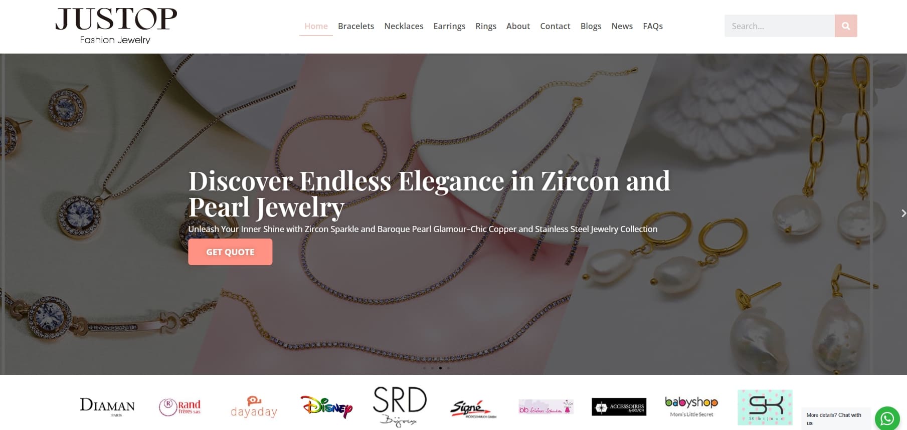 Justop Fashion Jewelry | Top 10 Wholesale Jewelry Suppliers In USA(2024 Updated)