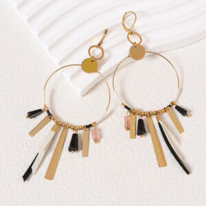 Eye Catching Bohemian Long Tassel Earrings With Vintage Flair