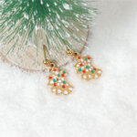 Stainless Steel Enamel Christmas Earrings Collection for Holiday Fun