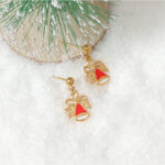 Stainless Steel Enamel Christmas Earrings Collection for Holiday Fun