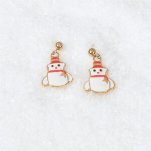 Justop Fashion Jewelry | The Popularity of Character Jewelry in Fashion Trends Stainless Steel Enamel Christmas Earrings Collection for Holiday Fun
