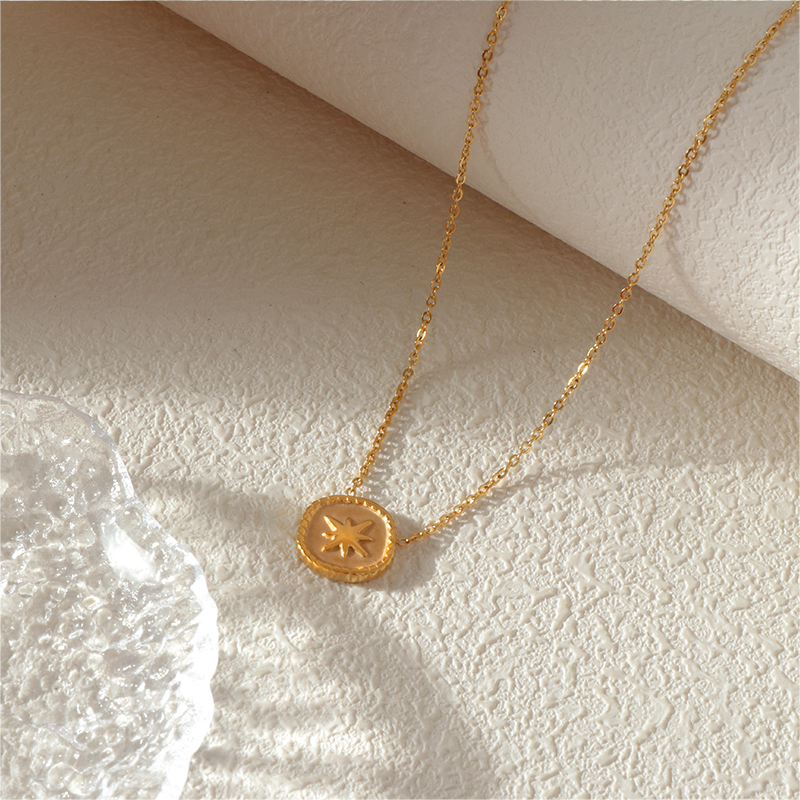 Unique Stainless Steel Vintage Gold Plated Necklace Collection