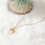 Charming Christmas Jewelry Necklace with Enamel Holiday Pendants