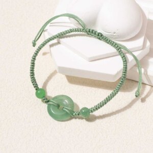 Minimalist Natural Stone Braided Cord Bracelet Collection