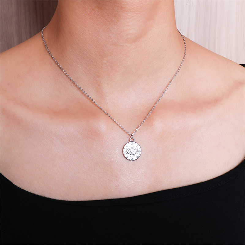 Modern Stainless Steel Pendant Necklaces for Fashion Enthusiasts