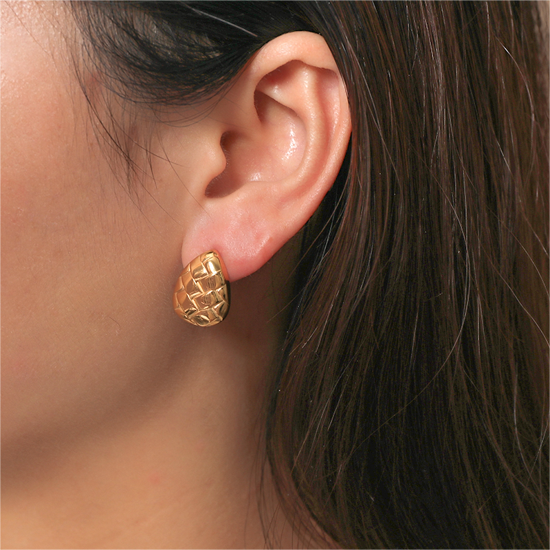 Minimalist 18k Gold Plated Stainless Steel Earrings Timeless Designs