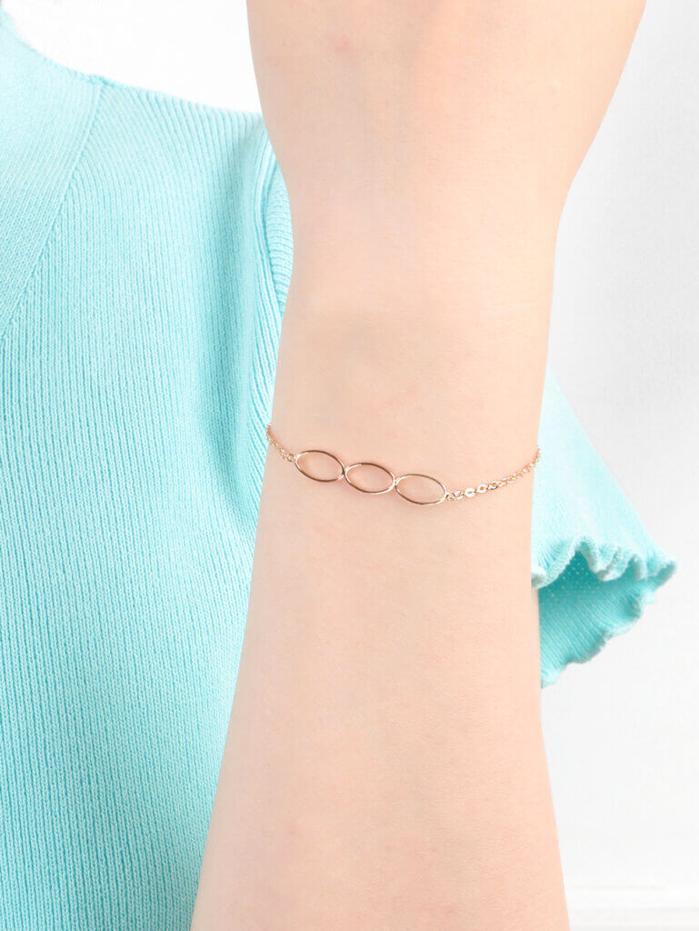 Minimalist Adjustable Infinity Bracelet with Meaningful Symbolism