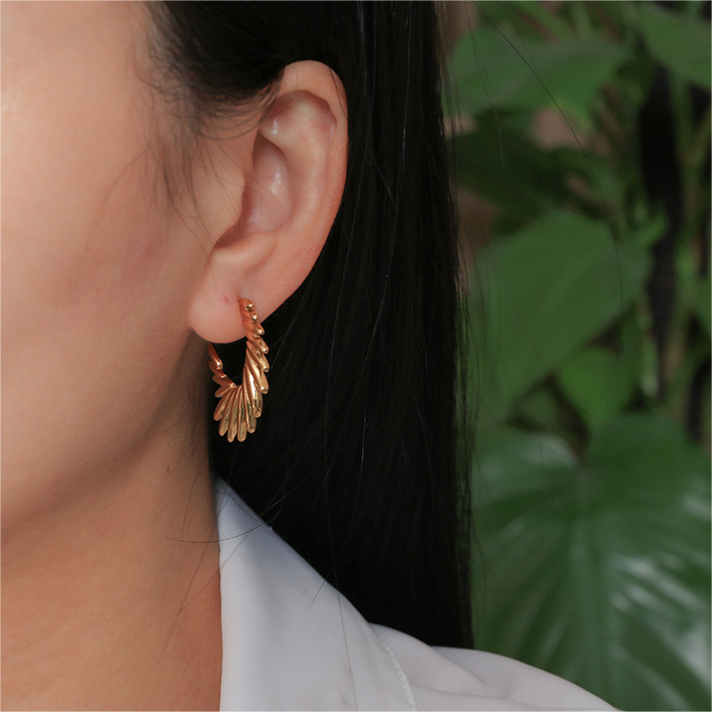 Minimalist 18k Gold Plated Stainless Steel Earrings Timeless Designs