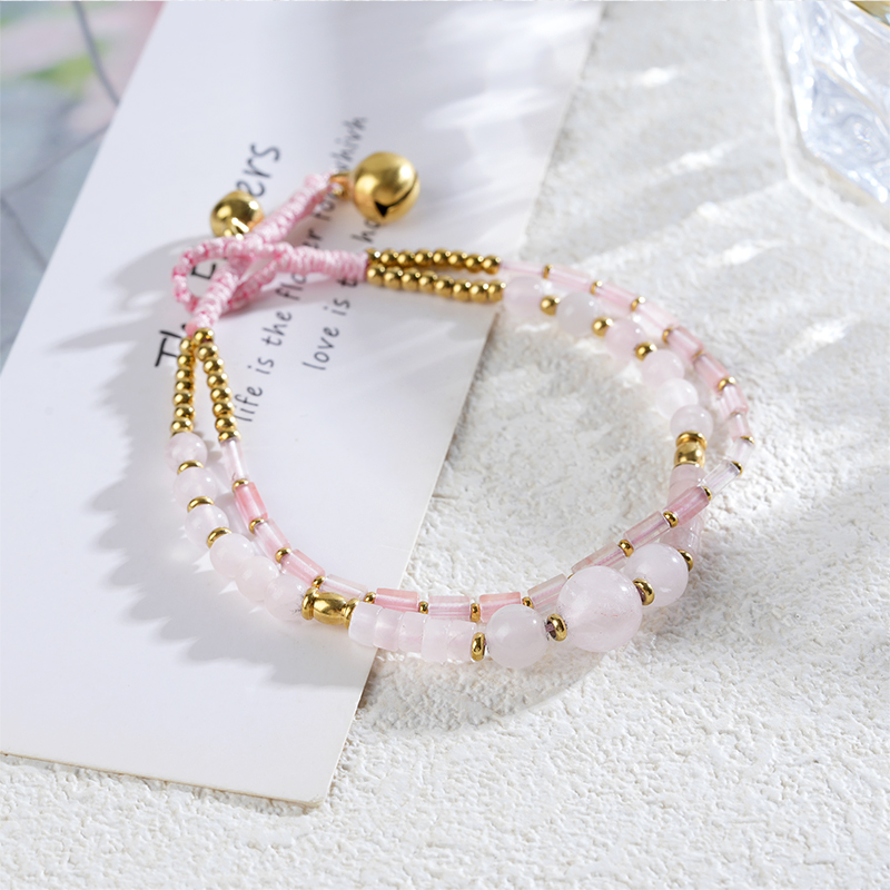 Bohemian Double Layer Natural Stone Beaded Bracelet Collection