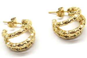 Justop Fashion Jewelry | The Art of Shine: Why Diamond Cut Hoops Are Always in Style