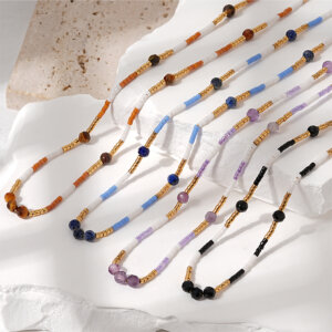 Justop Fashion Jewelry | Discover the Timeless Appeal of Miyuki Bead Bracelets Handmade Natural Stone Bead Necklace With Miyuki Seed Beads