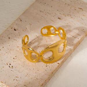 Statement Modern Geometric Stainless Steel Bracelets Collection