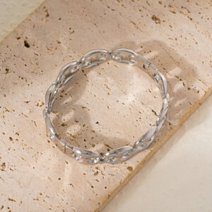Statement Modern Geometric Stainless Steel Bracelets Collection