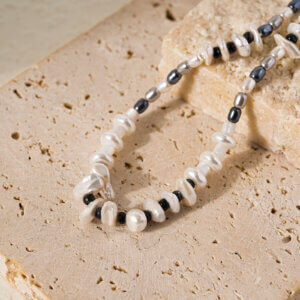 Justop Fashion Jewelry | Handmade Irregular Pearl Necklace for Summer and Beach Style