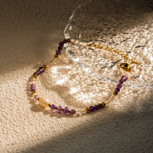 Boho Chic Colorful Bead Bracelet Collection With Pearl Accents