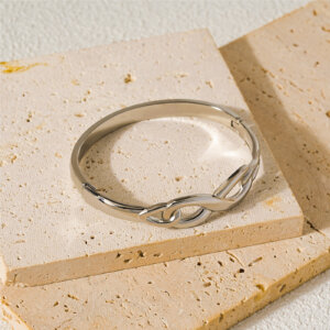 Justop Fashion Jewelry | Stylish Stainless Steel Cuff Bracelets In Gold And Silver