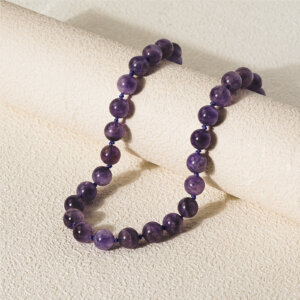 Timeless Beauty Natural Stone Beaded Necklace With Symbolic Meaning