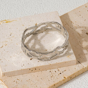 Stylish Stainless Steel Cuff Bracelets In Gold And Silver
