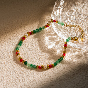 Boho Chic Colorful Bead Bracelet Collection With Pearl Accents