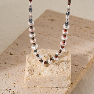 Justop Fashion Jewelry | Handmade Irregular Pearl Necklace for Summer and Beach Style
