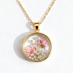 Justop Fashion Jewelry | Glass Charm Locket Necklace — A Floating Keepsake of Love and Memory Justop Fashion Jewelry | Glass Charm Locket Necklace — A Floating Keepsake of Love and Memory