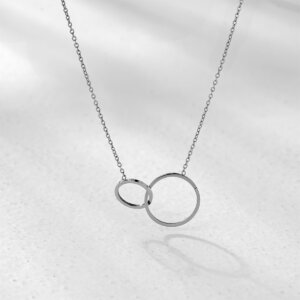 Contemporary Silver Pendant Necklace Collection for Unisex Styling