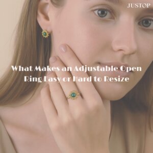 Qu'est-ce qui rend le redimensionnement d'une bague ouverte ajustable facile ou difficile ?