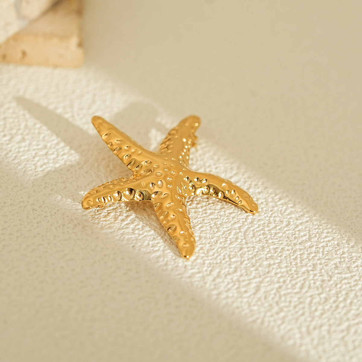 Contemporary Geometric and Organic Shape Gold Brooch Collection