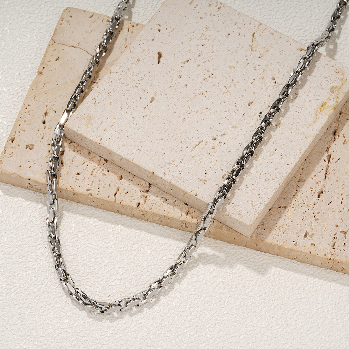 Statement Unisex Stainless Steel Chain Necklace Collection