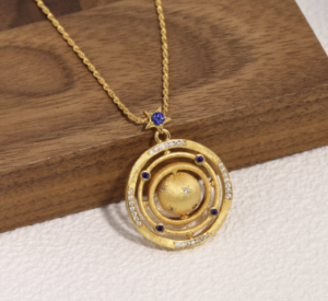 Spinning Pendant Necklace: Where Interactive Design Meets Modern Jewelry