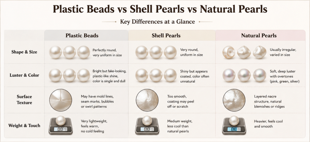 Justop Fashion Jewelry | Contact How to Tell If Pearls Are Real: A Practical Identification Guide