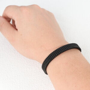 Stylish Mesh Cuff Bracelet in Stainless Steel for Men and Women
