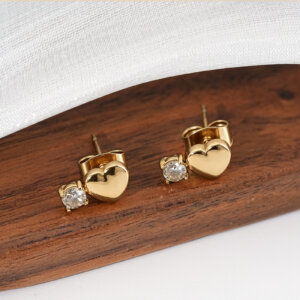 Minimalist Tiny Gold Stud Earrings Set Multi Design