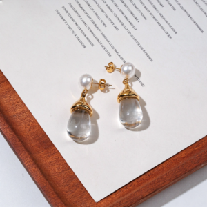 Clear Resin Earrings