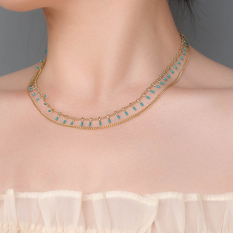 Justop Fashion Jewelry | Make a Statement with the Gold Cuban Chain Layered Necklace