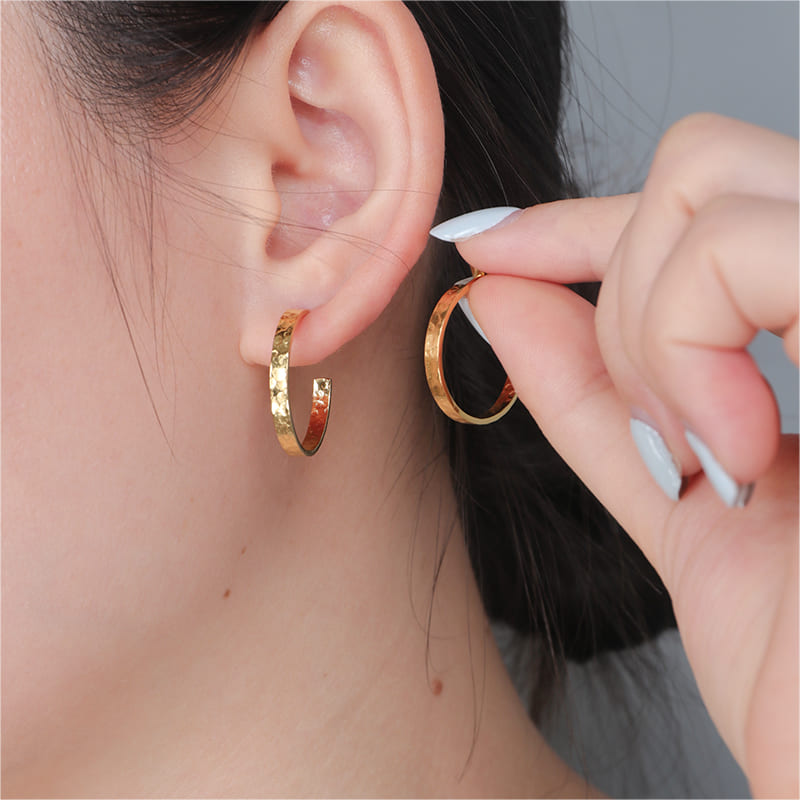 Justop Fashion Jewelry | Glamorous Gold Hoop Earrings for the Ladies