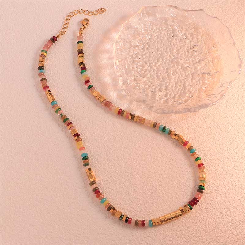 Handmade Boho Beaded Choker Necklace - Justop Fashion Jewelry