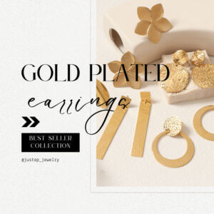 Justop Fashion Jewelry | Are Gold Plated Earrings Hypoallergenic?