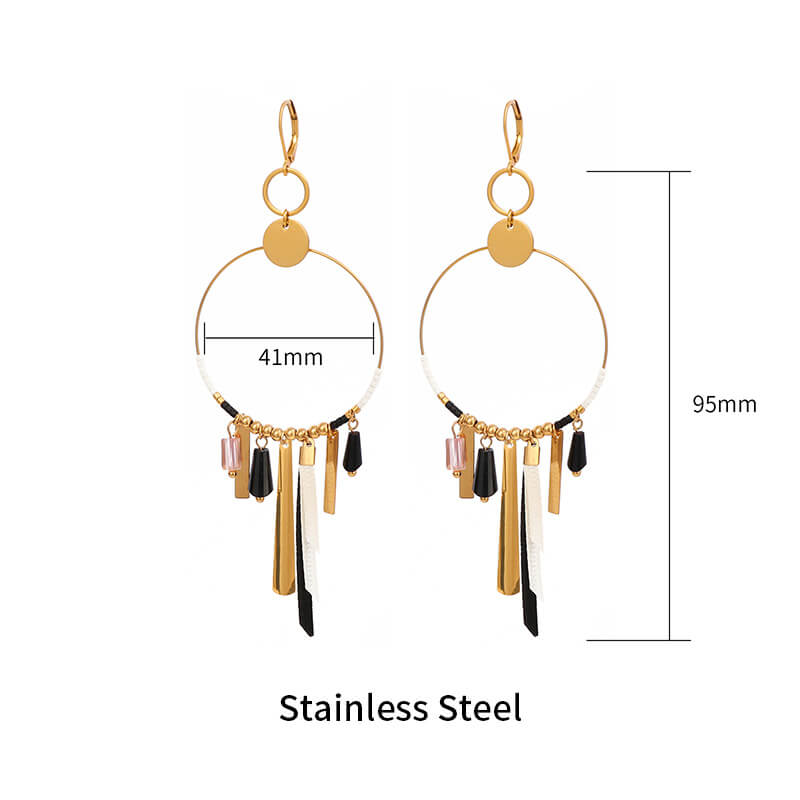 Eye Catching Bohemian Long Tassel Earrings With Vintage Flair - Justop ...