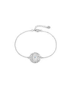 Dainty 925 Sterling Silver Evil Eye Bracelet