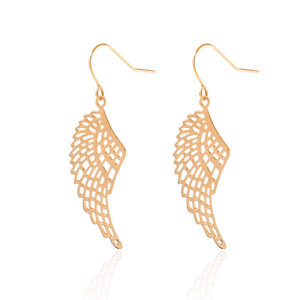 Bold and Stylish Wing Shaped Earrings in Gold and Silver