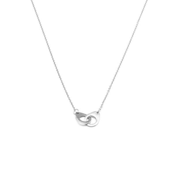 Stainless Steel Handcuff Pendant Necklace for Punk Style