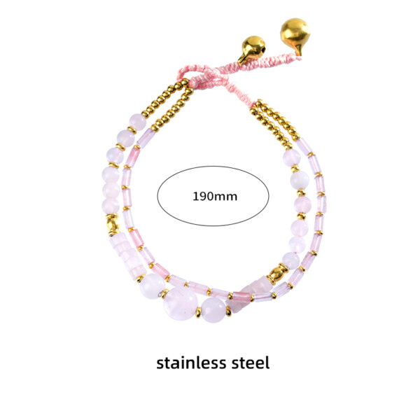 Bohemian Double Layer Natural Stone Beaded Bracelet Collection