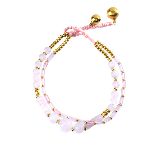 Bohemian Double Layer Natural Stone Beaded Bracelet Collection