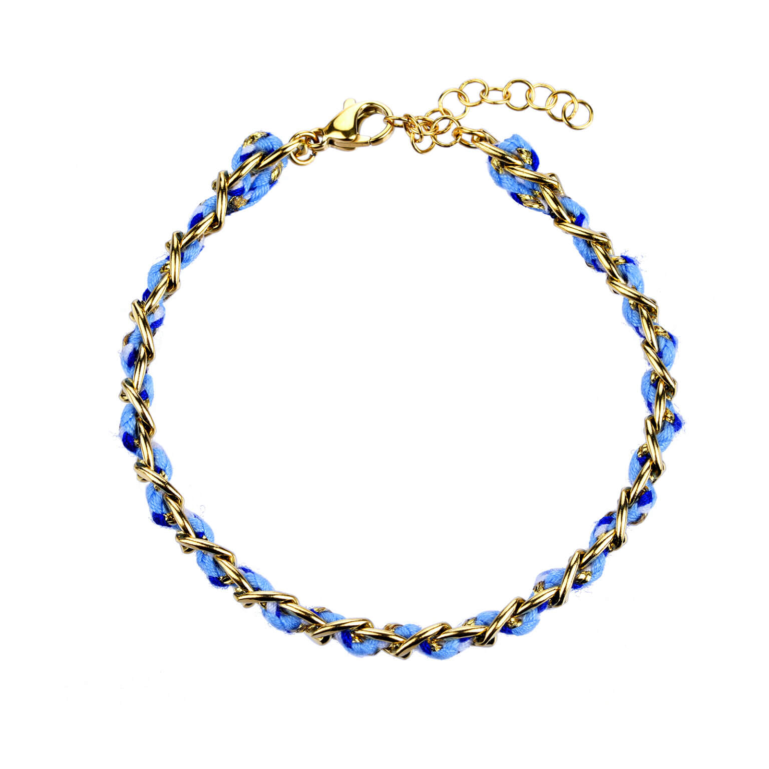 Boho Chic Colorful Handmade Braided 18K Gold Plated Bracelets - Justop ...