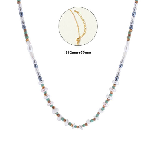 Handmade Irregular Pearl Necklace for Summer and Beach Style