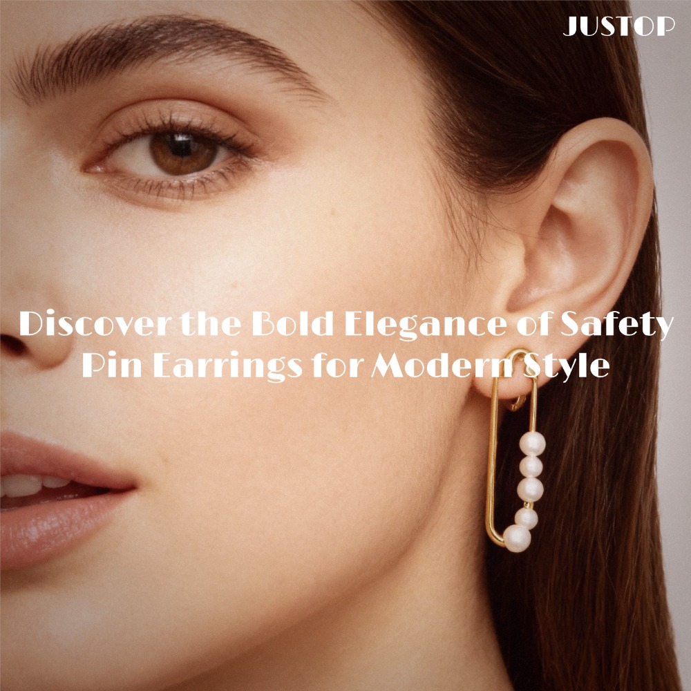 Justop Fashion Jewelry | Discover the Bold Elegance of Safety Pin Earrings for Modern Style