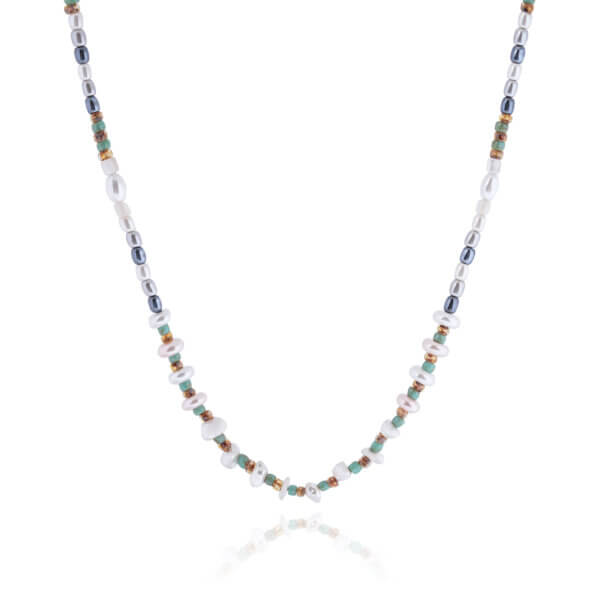 Handmade Irregular Pearl Necklace for Summer and Beach Style