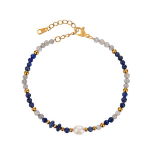 Boho Chic Colorful Bead Bracelet Collection With Pearl Accents