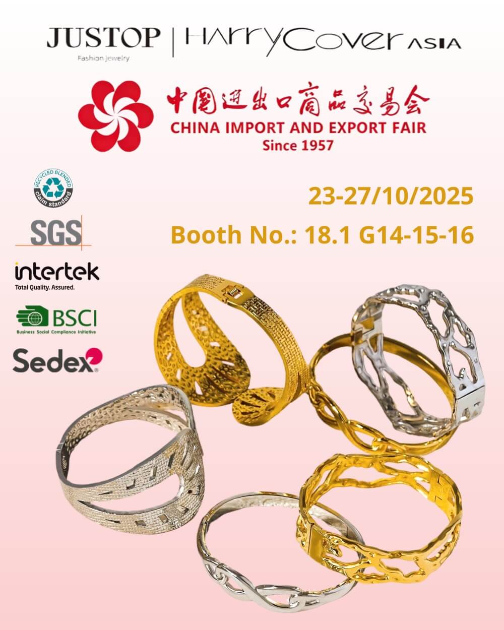 Justop Fashion Jewelry | Explore the Future of Jewelry with JUSTOP at Canton Fair